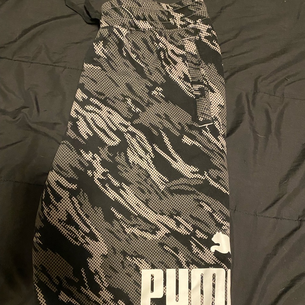 Black/White/Grey Puma Shorts